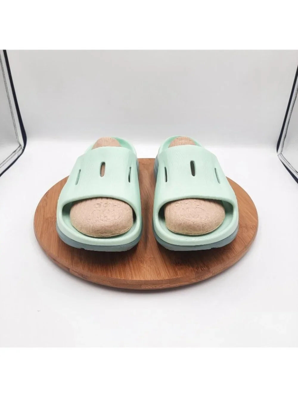 Hoka One One Ora Recovery Slide 3 Mens Size 10 Sandals Mist Green Trellis Slides